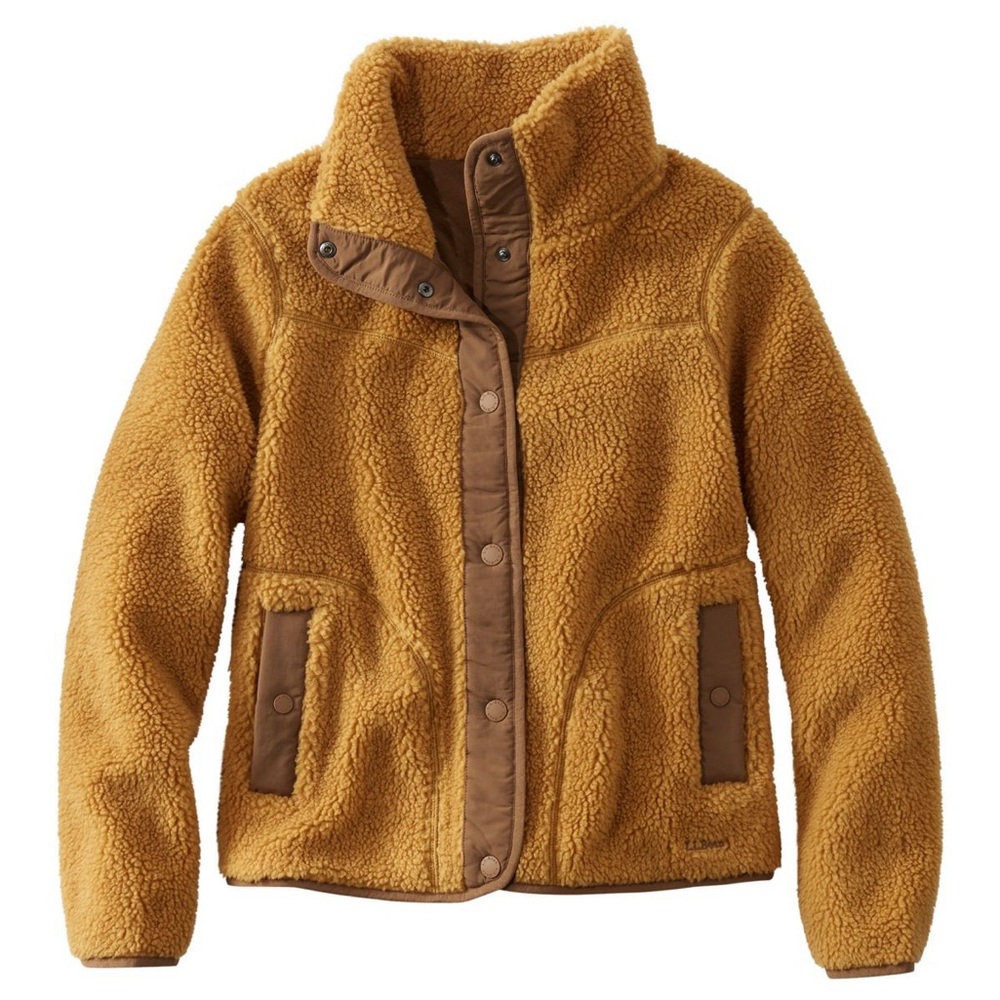 LL Bean Sherpa Fleece Jacket